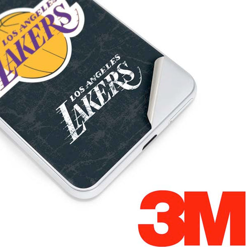 NBA Los Angeles Lakers Black Primary Logo Google Pixel 3 Skin